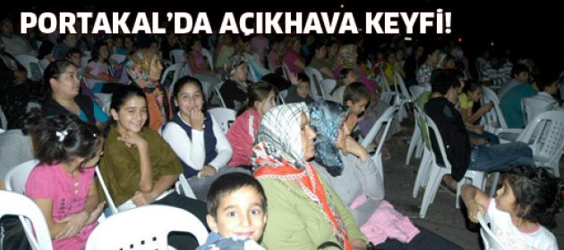 Altın Portakal'da açıkhava keyfi!