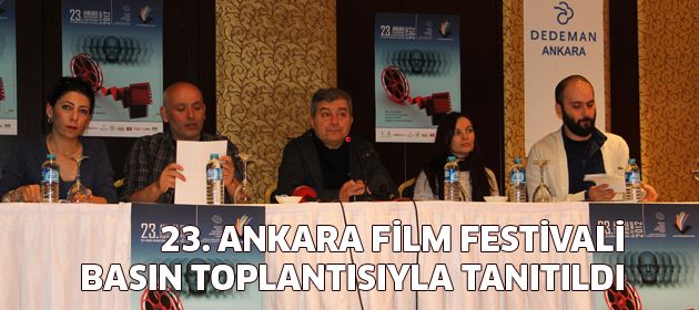 23. Ankara Uluslararası Film Festivali programı