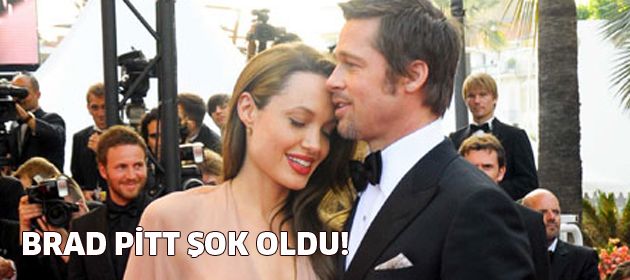 Angelina Jolie'den, Brad Pitt'e şok!