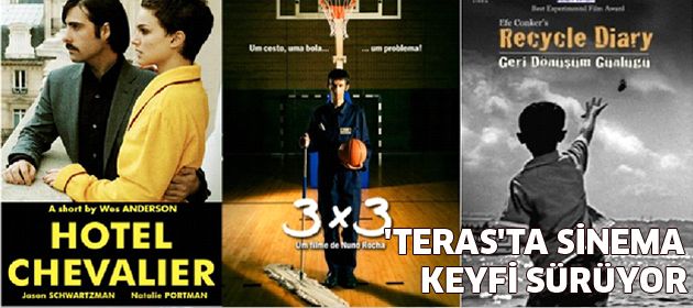 Sinefiller'in 'teras'ta film keyfi sürüyor